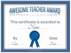 awesome teacher