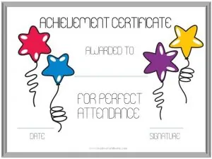 achievement certificate