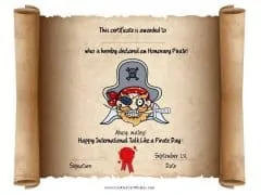 International talk like a pirate award