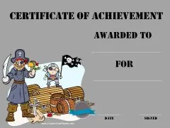 Certificate of achievement