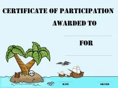 Certificate of participation