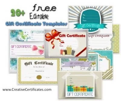 Gift Certificate Templates