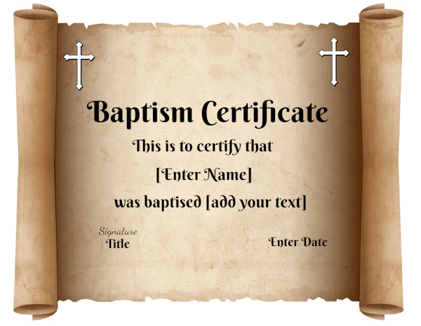 Baptism Printable