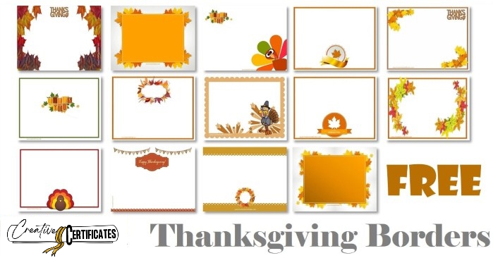 Thanksgiving Borders