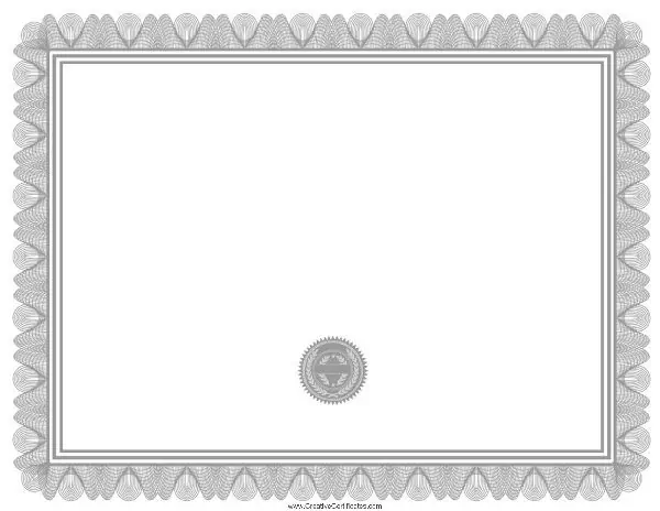 silver blank award