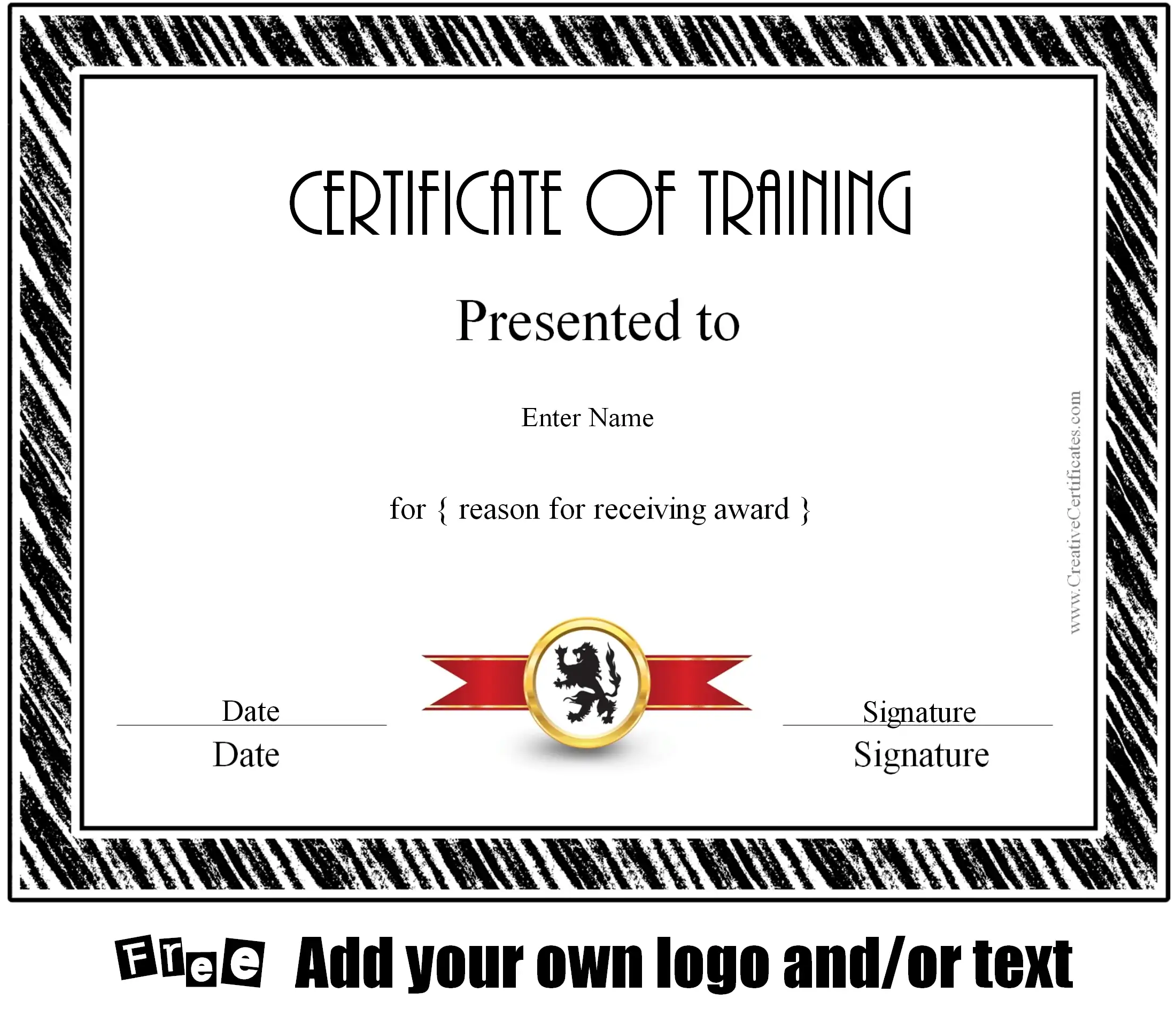 Participation in a training course