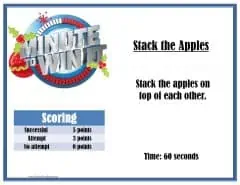 Christmas Minute to Win It Games