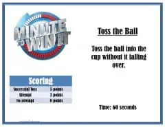 Toss the balls game