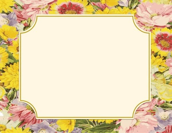 floral border