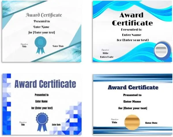 certificate images